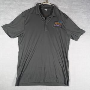 Sport-Tek Mars Wrigley Employee Polo Shirt Mens Large Gray Albany Nut Plant